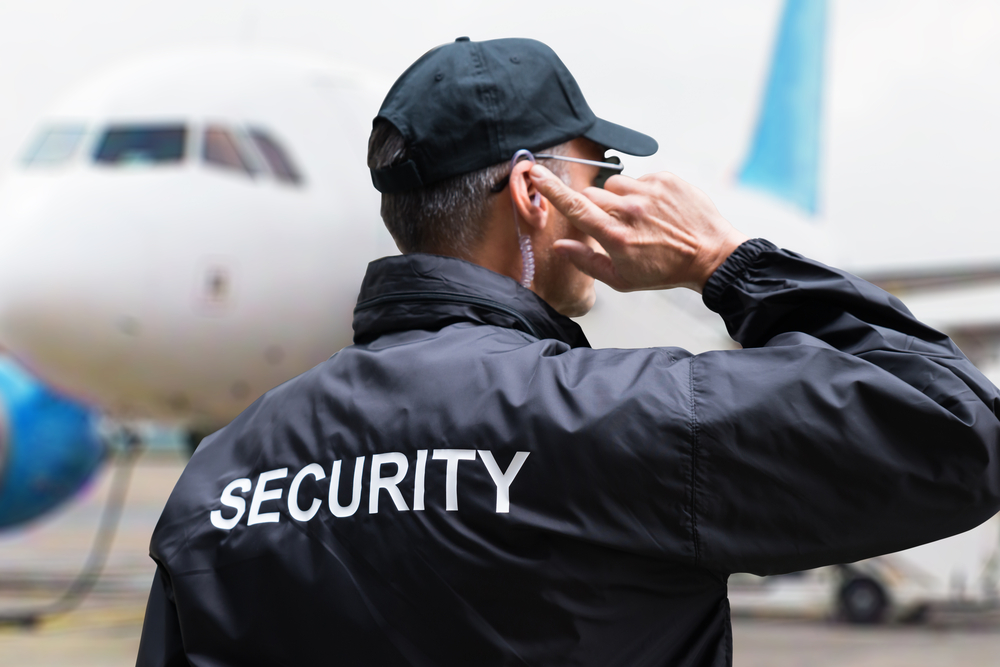 Security Guard at Airport